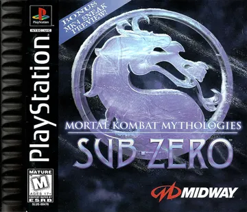 Mortal Kombat Mythologies - Sub-Zero (US) box cover front